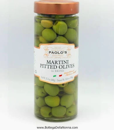 Paolos Pitted Martini Castelvetrano Olives