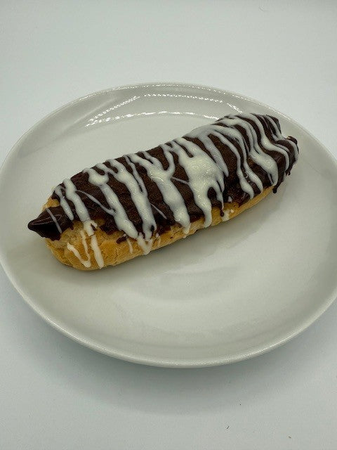 Bakers Perfection LG. Eclairs With White Stripes