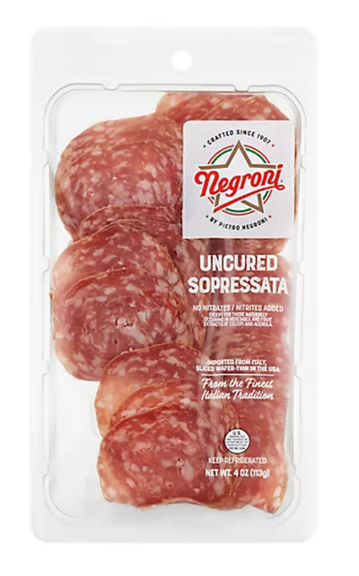 Negroni Chiffonade Sopressata