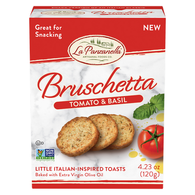 LaPanzanella Tomato Basil Bruschetta