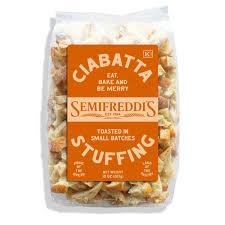Semifreddi's Ciabatta Holiday Bread Stuffing