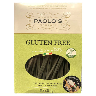 Paolos Fettuccine Squid ink Gluten Free