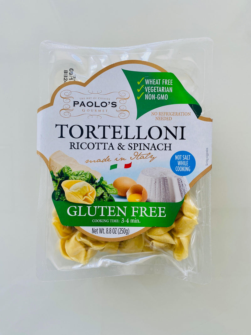 Paolos Tortelloni Gluten Free Ricotta Spinach