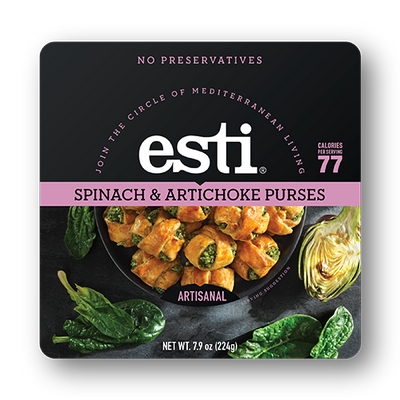 Esti Spinach & Artichoke Purses