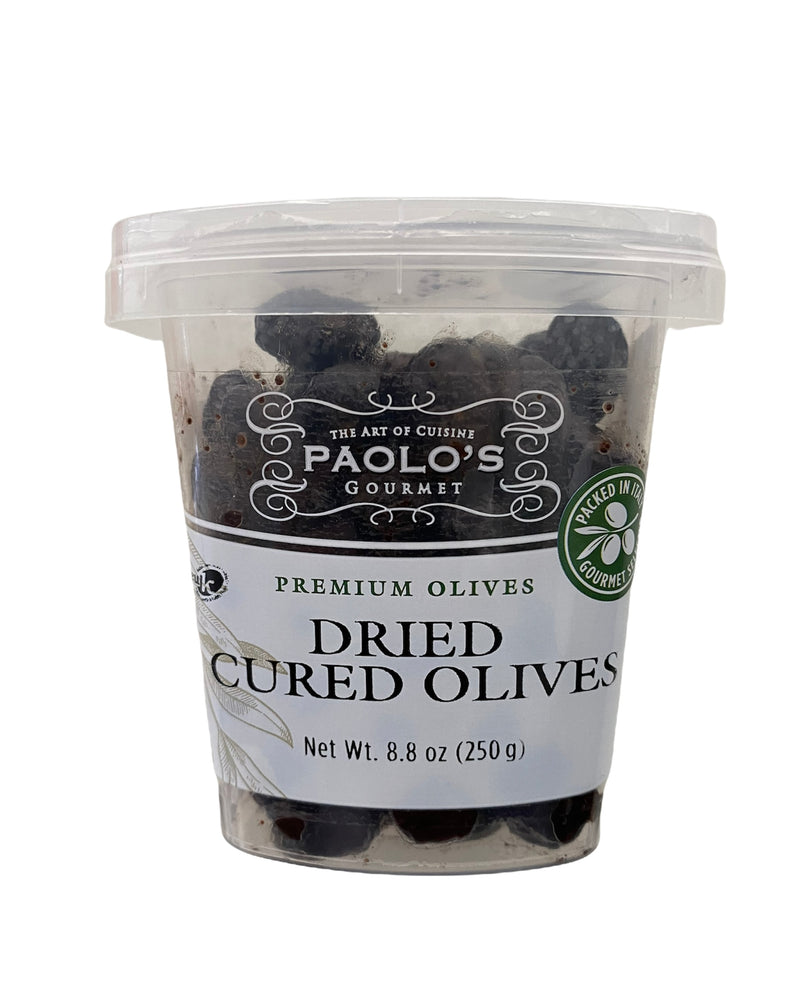 Paolos Oil Cured Olives Plastic Cont.