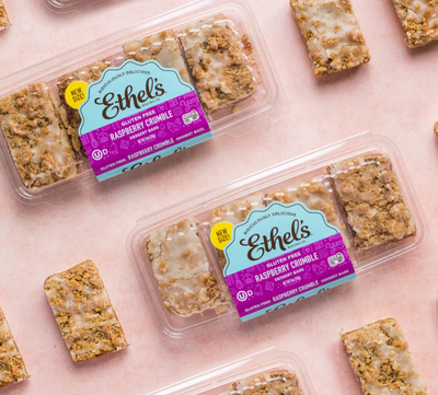 Ethel's Raspberry Crumble Bars