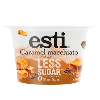 Esti Caramel Macchiato 0% Less Sugar Yogurt