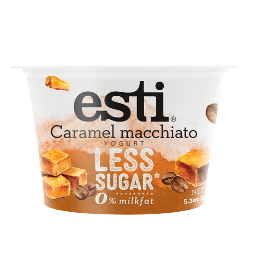 Esti Caramel Macchiato 0% Less Sugar Yogurt