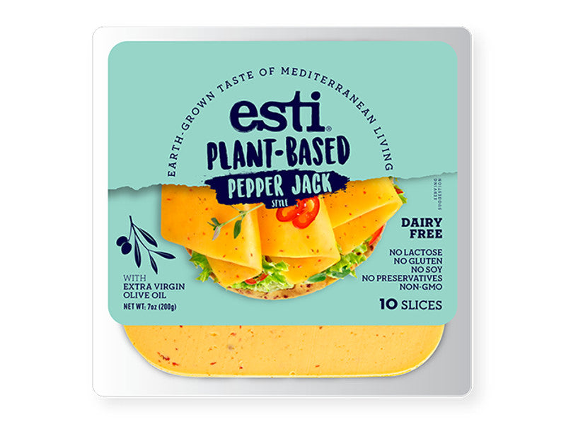 Esti Plant-based pepper Jack style slices