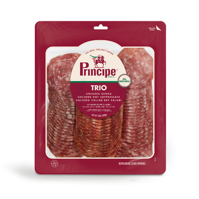 Principe Trio Genoa, Italian Dry, Hot Soppressata