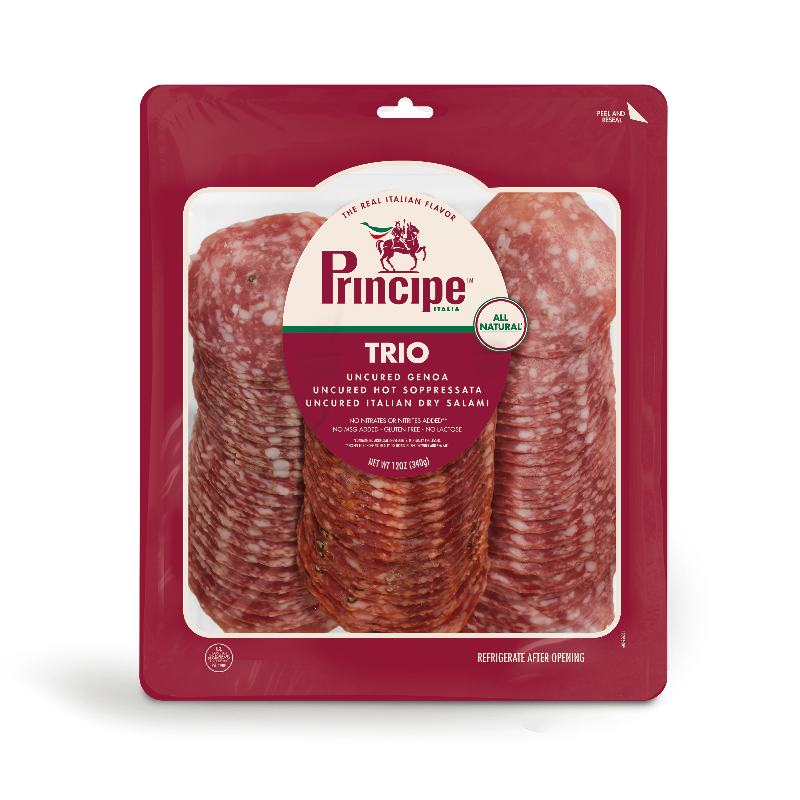 Principe Trio Genoa, Italian Dry, Hot Soppressata
