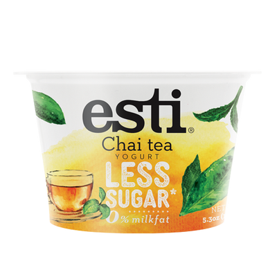 Esti Chai Tea 0% Less Sugar Yogurt