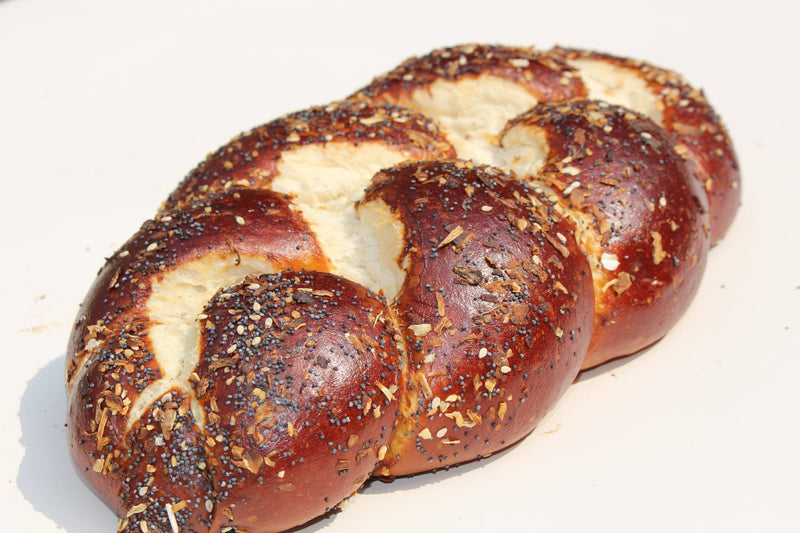 Yoni's Aris Everything Pretzel Challah Loaf