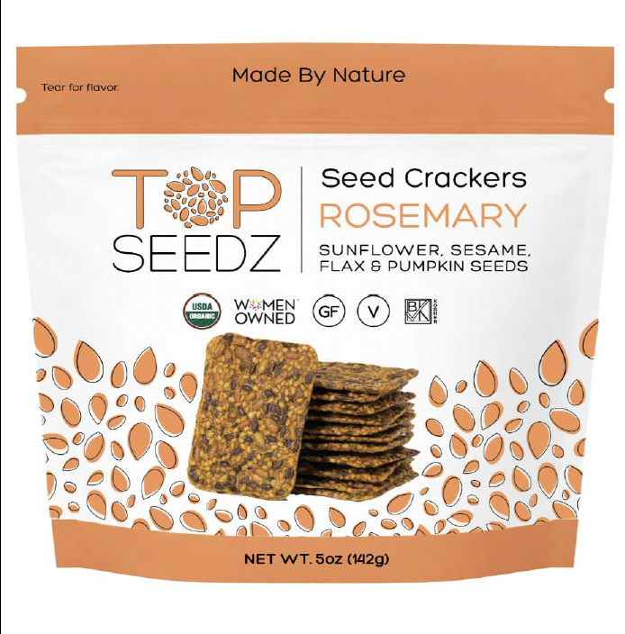 TOP Seedz Rosemary Crackers Pouch