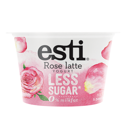 Esti Rose Latte 0% Less Sugar Yogurt